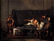 GREUZE, Jean-Baptiste Septimius Severus and Caracalla Germany oil painting artist